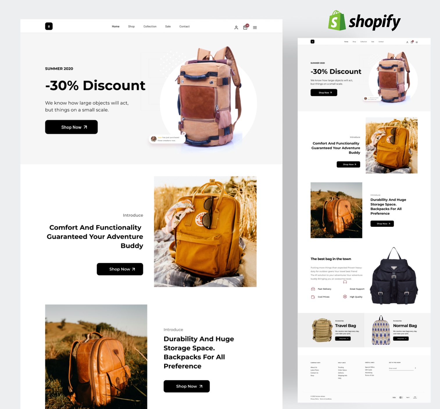 Shopify store development